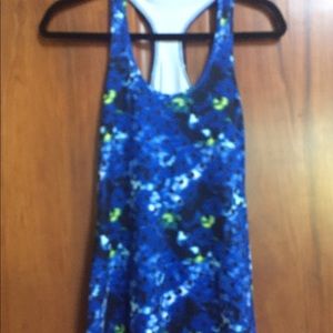 Lululemon racer back tank with dry wick fabric.